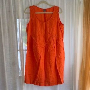 Flattering j Jill linen dress